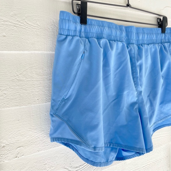 All in Motion Running Shorts Mid-Rise Women’s Vibrant Blue Large - Picture 2 of 5